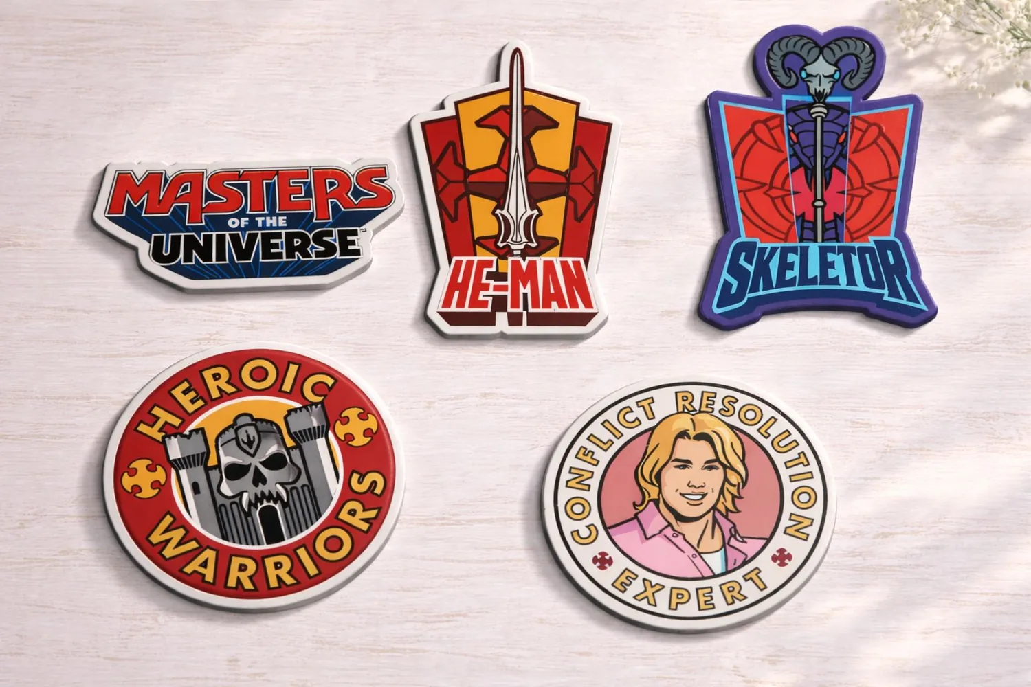 Masters of the Universe character magnets