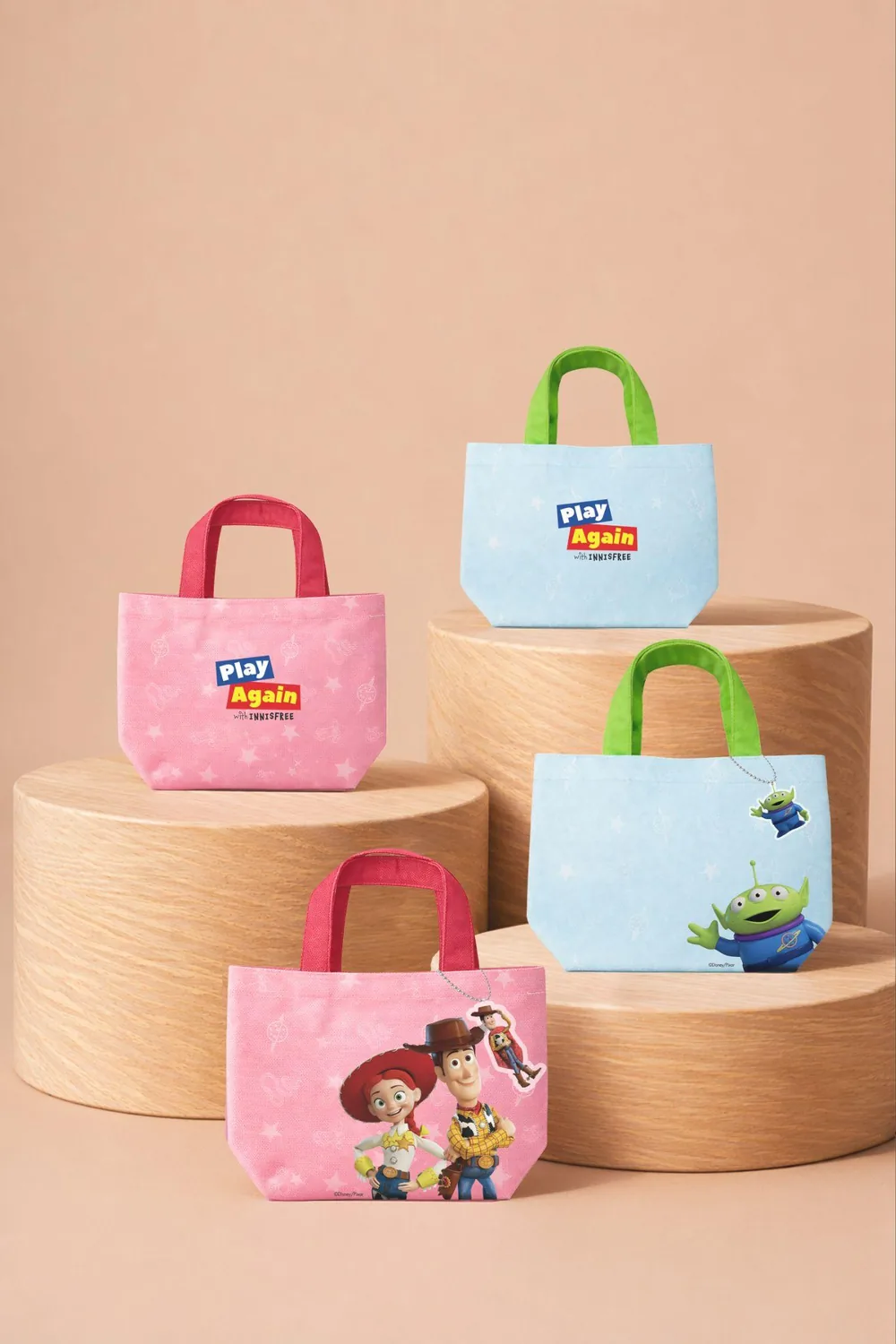 Toy Story 5 corduroy tote bags